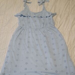 Cat & Jack Sky Blue Floral Kids Dress